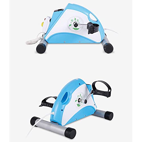 Image of Electric Pedal Portable Under Desk Bike Pedal Exerciser Mini Exercise Bikes with Adjustable Resistance Rehabilitation Exercise for Arm Leg Exercise Office Workout, Without Bracket