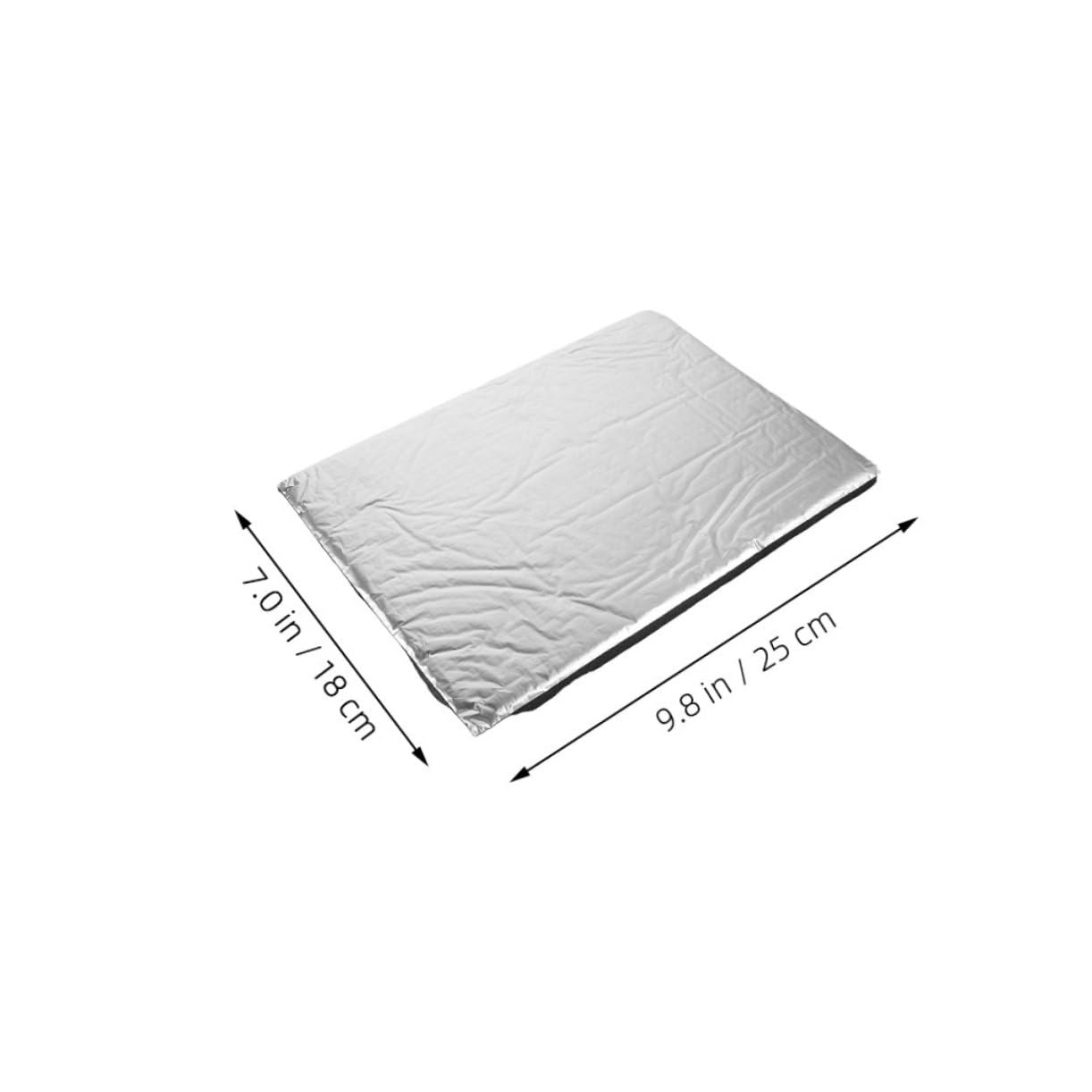 50 Stück Auto Dämmmatte Aluminiumfolie Wärmedämmung Isoliermatte Geräuschreduzierung für Auto Büro Zuhause Hitzebeständig Vielseitig Einsetzbar Einfache Montage