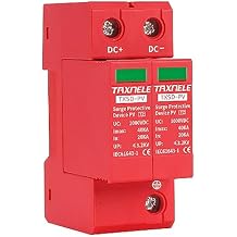 Surge Protective Arrester Device Rail Installation 2P DC SPD 1000V 600V Photovoltaic Lightning Protector House Surge Protective Low-Voltage Arrester Device 40KA DC 600V