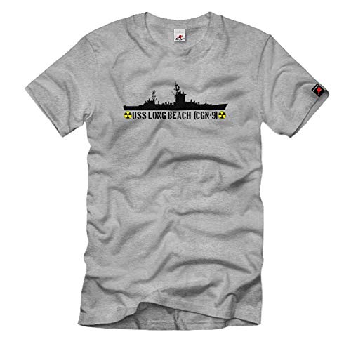 Atomboot USS Longbeach CGN-9 T-shirt Gris XXL de la marque Copytec