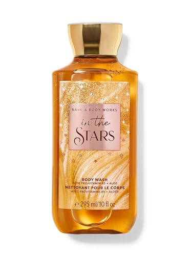 Image of Bath & Body Works In The Stars Combo Set | Body Wash, Body Lotion & Fine Fragrance Mist | Warm & Woodsy Fragrance Routine for Women | 3-Piece Gift Set