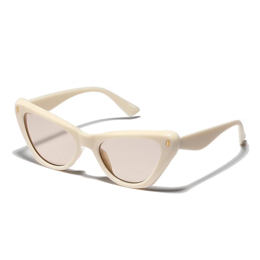 Gafas de sol estilo ojo de gato retro para mujer y hombre, gafas de sol clásicas vintage con protección UV400 para exteriores.