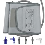 MEDLINKET Y003T1 Polsino di ricambio per pressione sanguigna extra large per adulti, polsino XL 42-53 cm per Omron H-CL24 D-Ring Cuff, compatibile con monitor della pressione sanguigna
