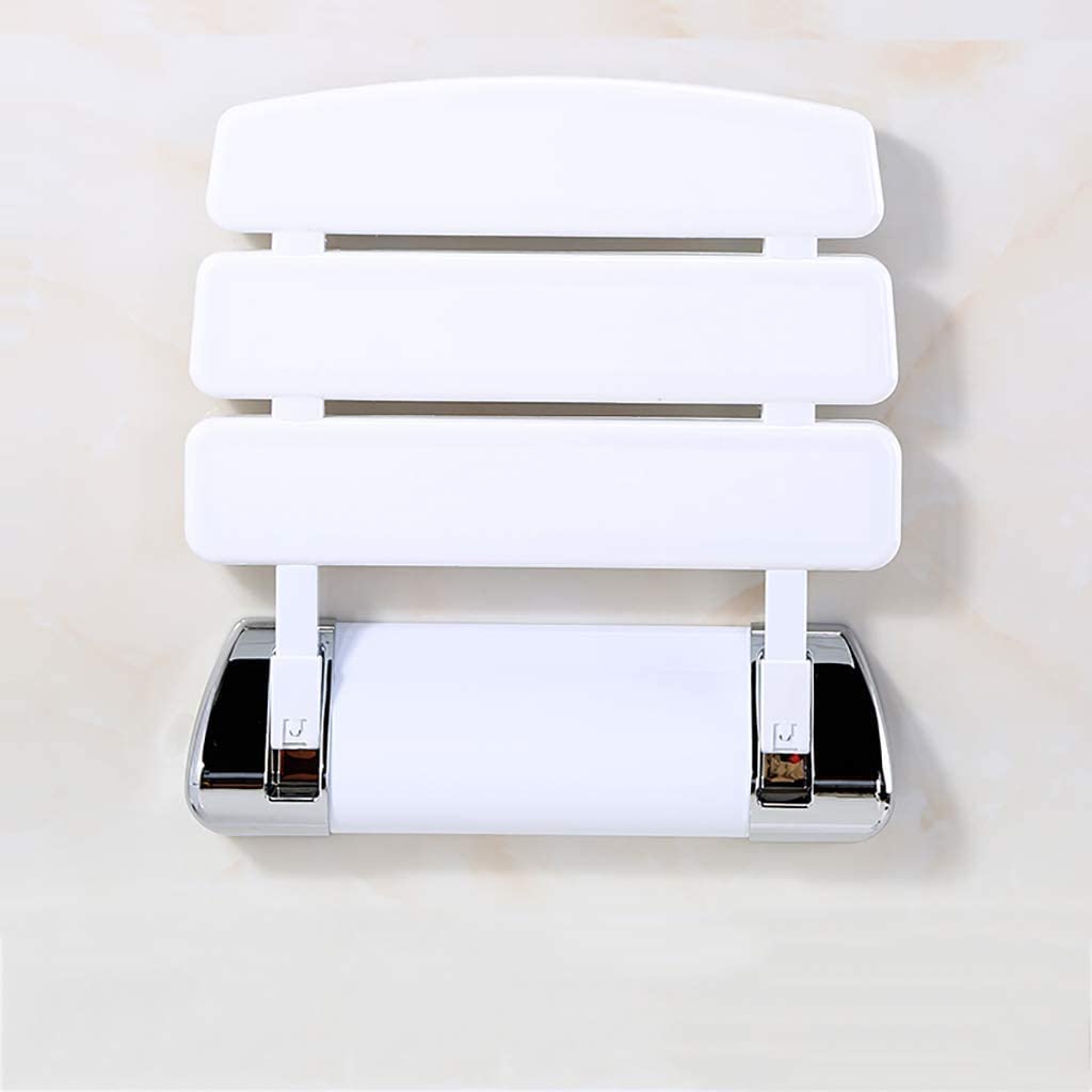 Asiento de Ducha abatible montado en la Pared Banco de ducha plegable montado en la pared, moldura cromada, asiento antideslizante de ducha plegable, ducha de baño, taburete de asiento de ducha for di