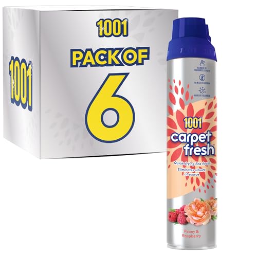 1001 • Carpet Fresh Peony & Raspberry • 6 x 300ml Cans