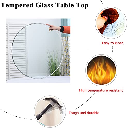 Plateau de table en verre trempé hautement rigide et incassable