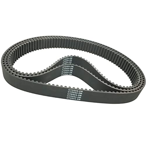 AXWERB Premium 5pcs Rubber Synchronous Belts, HTD8M 880/872/864/888/896/904 Arc Industrial Transmission Belt Width 15-50mm (Color : HTD 888-8M, Size : 20mm)