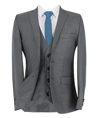 Costume de mariage pour garçons tenue de cérémonie de bal 5 pièces