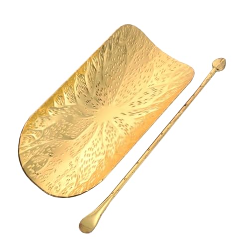 Cabilock Japanese Tea Leaf Scoop Holder Tea Scoop for Loose Tea Tea Leaf Storage Dish Accessories