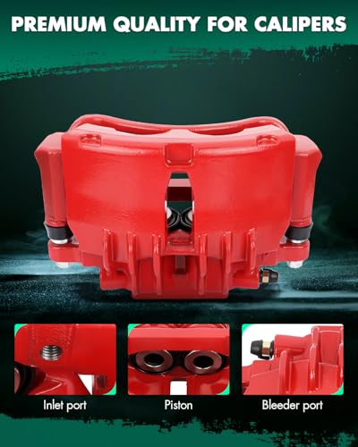 Image of SCITOO Front Left Brake Caliper With Bracket 18-B4723 Compatible For Ford For Mustang 1999-2002