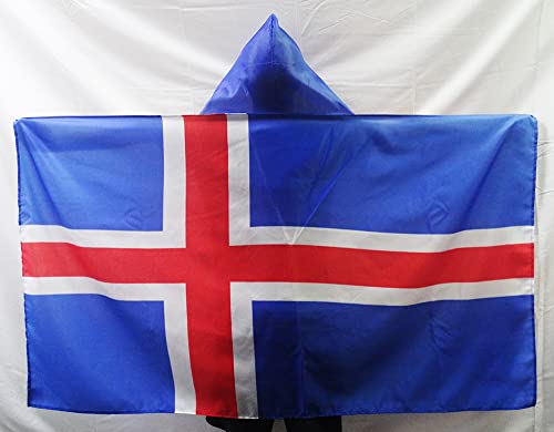 AZ FLAG, Iceland Body Flag, 3x5 Ft, Icelander Cap Flag, 100% Polyester with Inegrated Sleeves and Hood, Vivid Colors - Image 2