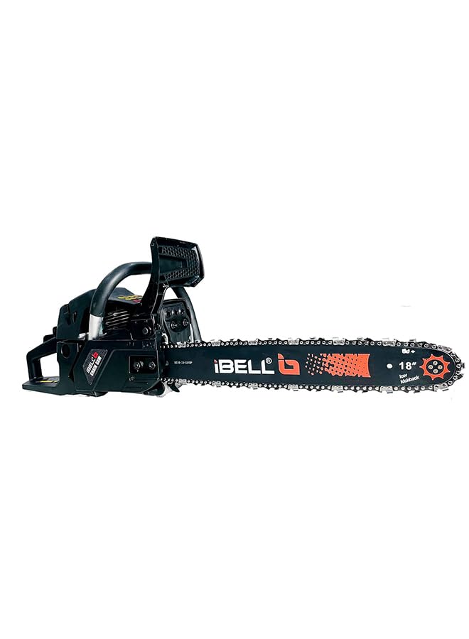 Image of IBELL 5876CS L 58cc Petrol Chain Saw, 2.71kW / 3.52HP Power, 18-Inch Guide Bar & Chain, 3000 RPM - Heavy Duty Wood Cutting Machine- 6 Months warranty