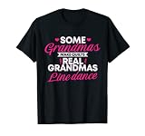 Real Grandmas Line Dance Bailando Abuela Colcha Colcha Abuela Camiseta