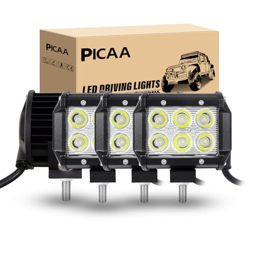 Focos LED tractor 18W con haz spot de alta visibilidad para campo