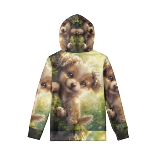 Boys Girls Animal Pullover Hoodies Travel School Long Sleeve Casual Hooded Sweatshirt2