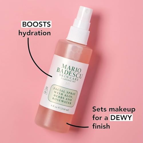 Mario Badescu Facial Spray with Aloe, Herbs and Rose Water for All Skin Types, Face Mist that Hydrates, Rejuvenates & Clarifies - Image 2
