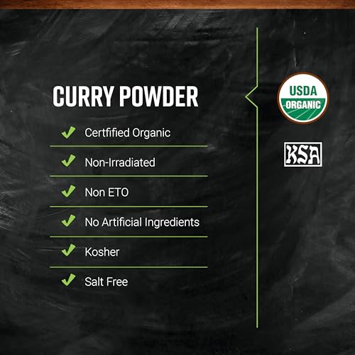 Frontier Co-op Certified Organic Curry Powder, 1-Pound Bulk, Aromatic Blend 11 Indian Cooking Spices for Meat, Seafood, Tofu - Image 6