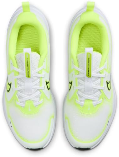 Nike Cosmic Runner Big Kids' Road Running Shoes (HM4402-106, White/Volt/Black)4
