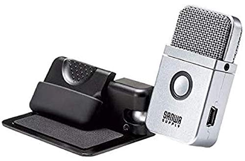 サンワサプライ ポータブルUSBマイク MM-MCU09BK Amazon.co.jp: サンワサプライ ポータブルUSBマイク MM-MCU09BK