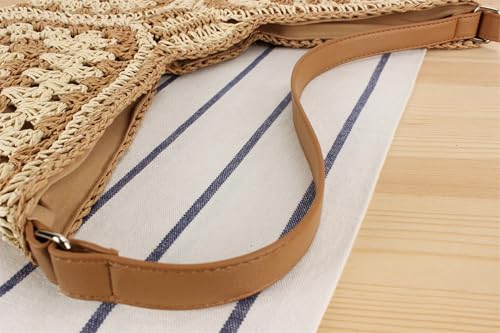 Bolso Tejido de Rafía para Mujer Casual Playa miniatura 3
