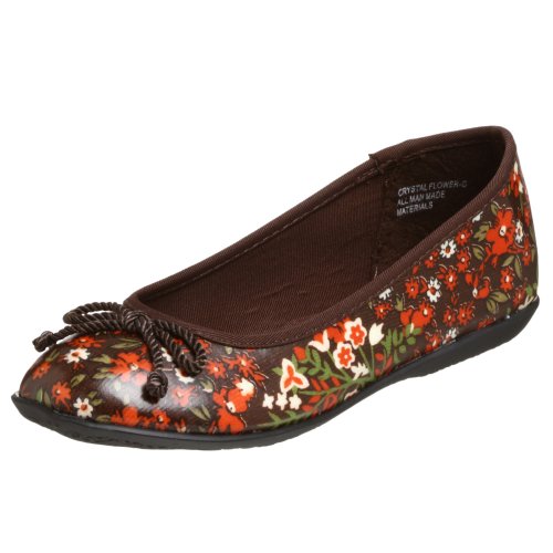 UNIONBAY Little Kid/Big Kid Crystal Flower-g Ballet Flat