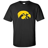 Picture of UGP Campus Apparel AS02 - Iowa Hawkeyes Primary Logo T-Shirt - X-Large - Black
