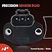 A-Premium TPS Throttle Position Sensor with 3-Pin Plug Compatible with Jeep Grand Cherokee Wrangler Cherokee 1997-2001 & Dodge Dakota 1997-2001, Viper 1998-2002 - Replace# 4874371AB, 4874371AC