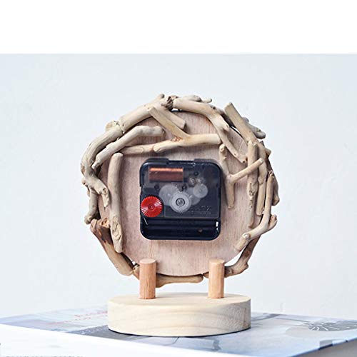 Reloj de mesa desktop clock table silencioso con diseño simple para casa 6