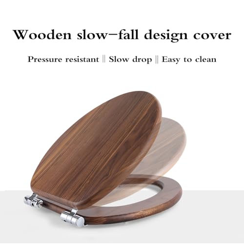 Abattant de toilette en bois en U à fixation stable et durable - 6