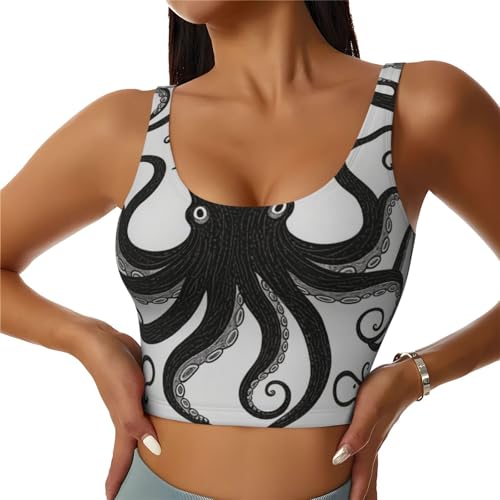Women's Sexy U-Shaped Back Sports Bras Crop Tops Underwear