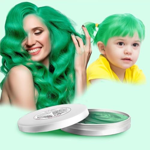 HaiolorPro Rouge Cire Colorante Cheveux Homme et Femme, Gel Spray Colorant Cheveux pour Enfants,...