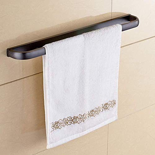 Porte-serviette noir en cuivre de salle de bain accessoire haut de gamme