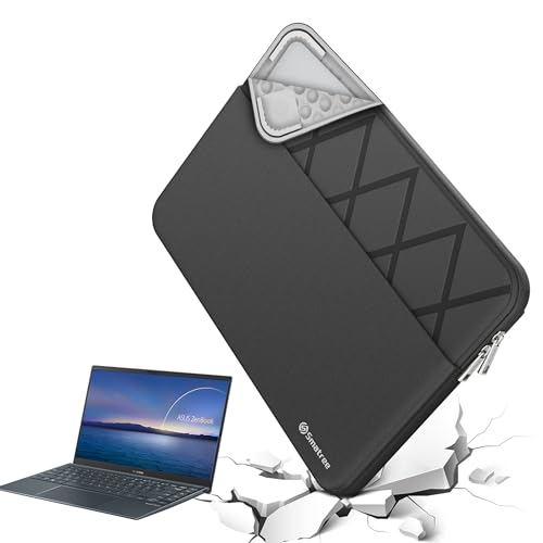 Image of Smatree Laptop Sleeve for 14.5 inch ASUS Zenbook Pro 14 OLED UX6404, Case with Accessory Pocket, YKK Zipper, Patented Super-Corner Design (E466)