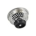 Highcraft 9843 Stainless Steel Kitchen Sink Strainer Basket-Replacement for Standard Drains (3-1/2 Inch) -Universal Style Rubber Stopper
