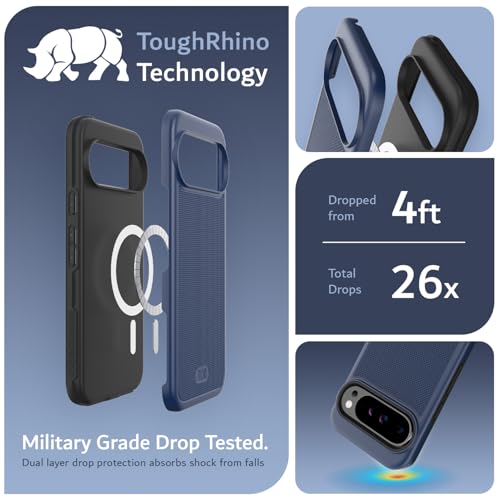 Image of TUDIA MergeGrip [Magsafe Compatible] for Pixel 9 Pro XL Case - Indigo Blue