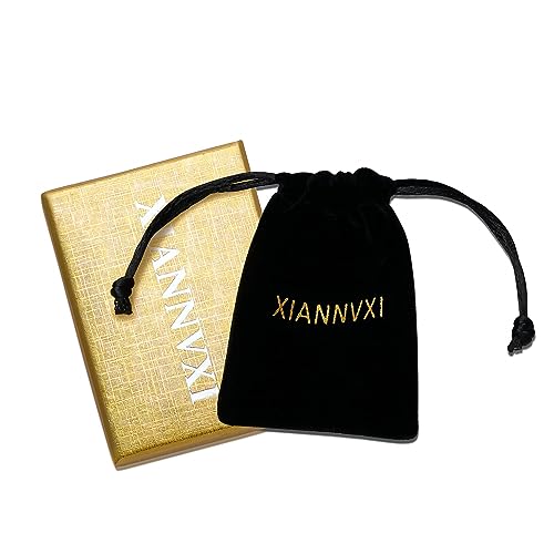 Image of XIANNVXI Healing Crystal Necklace for Men Jewelry Gift | Adjustable Black Rope Natural Gemstone Pendant