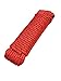 Cuerda 20 m x 8 mm – Cuerda de polipropileno (PP), rojo/negro cuerda de amarre, multiusos cuerda, carga de rotura: 700 kg
