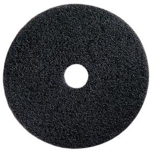 Bunzl 75004434 Primesource Floor Stripping Pad, 17" Diameter, Black, Pack of 5