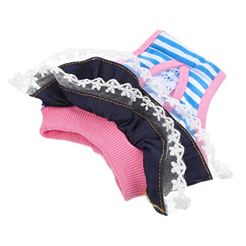 HANABASS Puppy Sanitary Pantie Pet Underwear Comfortable Dog Diapers for Female Dogs Heat Super Absorbent and Breathable for Puppies and Incontinence