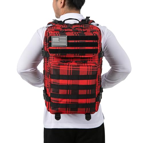 Image of QT&QY 45L Military Tactical Backpacks Molle Army Assault Pack 3 Day Bug Out Bag Hiking Treeking Rucksack