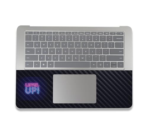 Image of MightySkins Carbon Fiber Skin Compatible with Microsoft Surface Laptop Studio 2 (2023) Full Wrap Kit - Level Up | Protective, Durable Textured Carbon Fiber Finish | Easy to Apply | Made in The USA