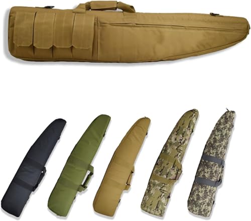 Housse de transport airsoft 120cm - Étui souple double pour carabine à plomb