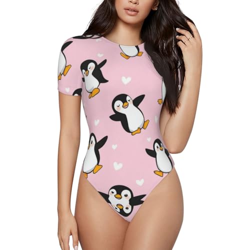 One Piece Swimsuit for All Women, Crewneck Swimwear Monokini Beachwear