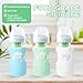 3 Pcs Colorful Silicone Sleeve for Dr.Brown Bottles, Silicone Bottles Sleeve Compatible with Dr.Brown Wide Neck Bottle, Dishwasher-Safe BPA Free, for 9 Oz (White Green Blue)