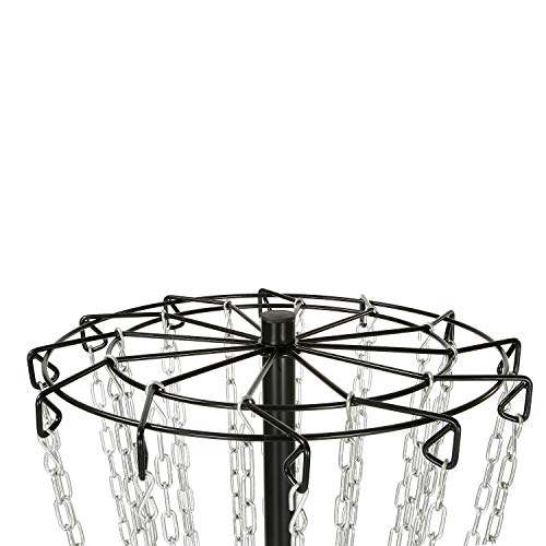 Disc Golf Basket Portable Metal Disc Golf Target Flying Disc Golf Practice Basket Indoor & Outdoor,Black #TOP4