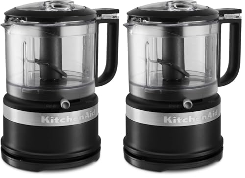 Image of KitchenAid 3.5-Cup Food Chopper, medium, Matte Black (Pack of 2)