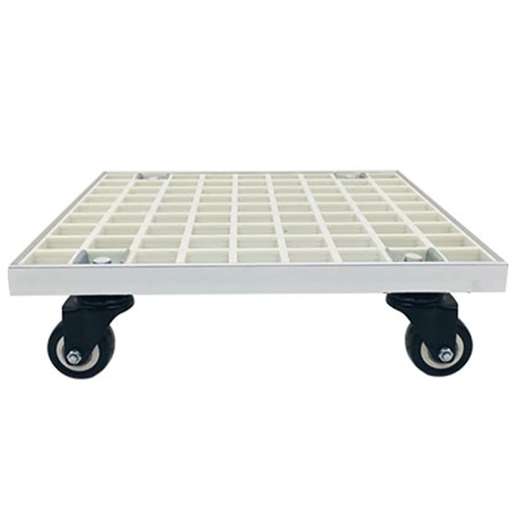 DFGHNBVC Plant Caddy With Wheels Heavy Duty, Rolling Plant Stand | Outdoor Planter Caddies Large Flower Pot Mover With Casters -,White-50Cm/20In