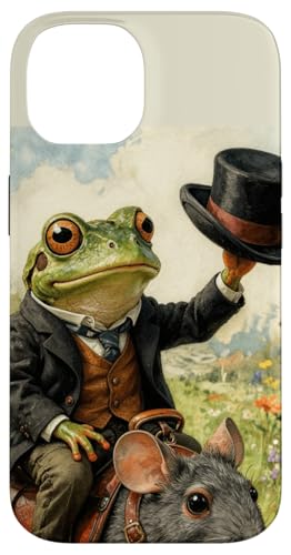 Dapper Frog ��n�}�E�X ���ς��ȃR�e�[�W�R�A �X�}�z�P�[�X iPhone 14 �p