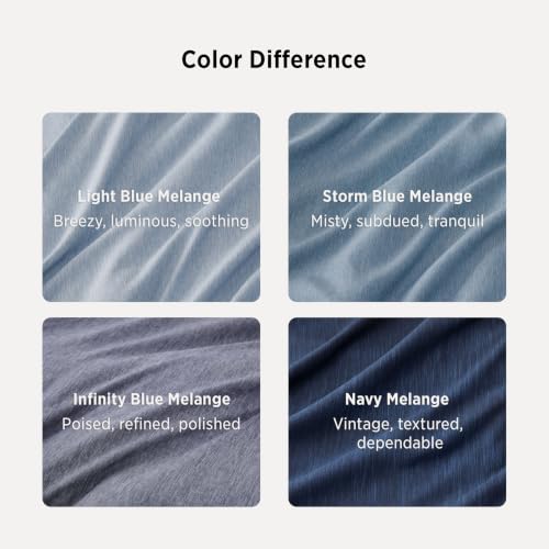 Image of Bedsure King Size Comforter Set - Light Blue Soft Bedding for All Seasons, Cationic Dyed Bed Set, 3 Pieces, 1 King Size Comforter (104 inchx90 inch) and 2 Pillow Shams (20 inchx36 inch+2 inch)