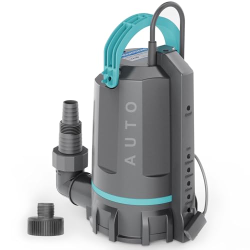 Image of Aquastrong 1 /2 HP Automatic Sump Pump, 3159 GPH Submersible Utility Water Pump, High Flow Water Removal Pump for Pool, Basement, Pond, Window Wells